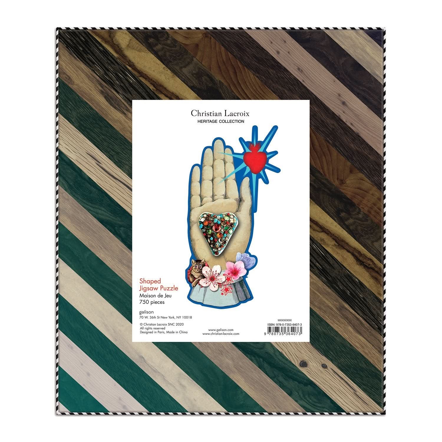 Christian Lacroix Heritage Collection Maison De Jeu 750 Piece Shaped Jigsaw Puzzle - Image 3